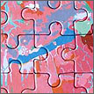 A3 96 elemes puzzle, reklámpuzzle